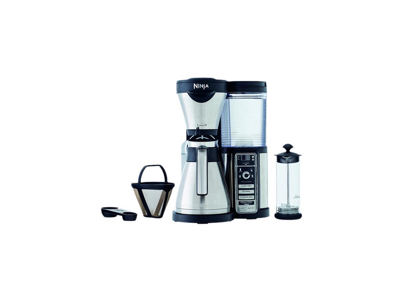 Ninja Coffee CF086 Coffee Bar Brewer with Thermal Carafe and reusable