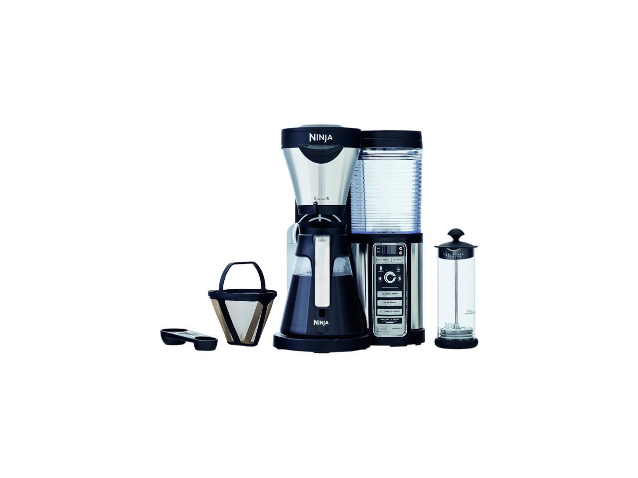 Ninja CF081 Coffee Bar Brewer with Glass Carafe and Reusable Filter