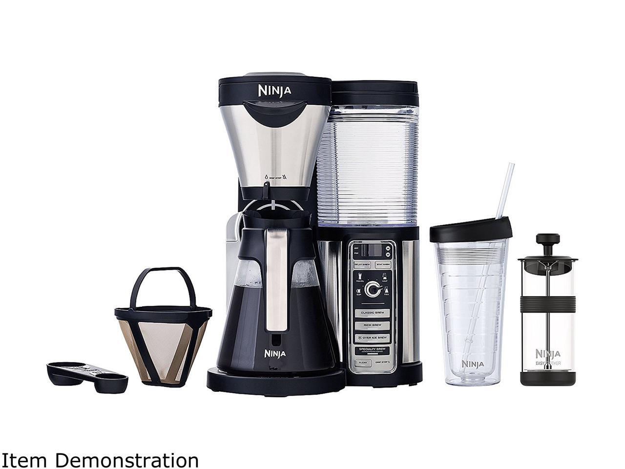 Ninja Coffee Bar Brewer with Glass Carafe and AutoIQ One Touch