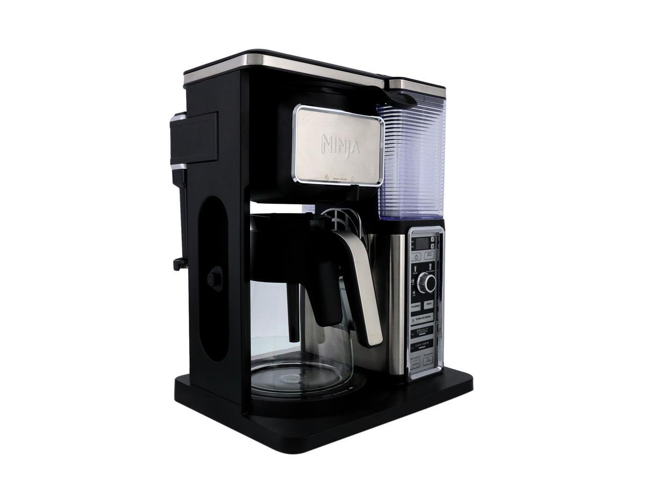 Refurbished Ninja CF090 Coffee Bar Glass Carafe System, Black/Silver
