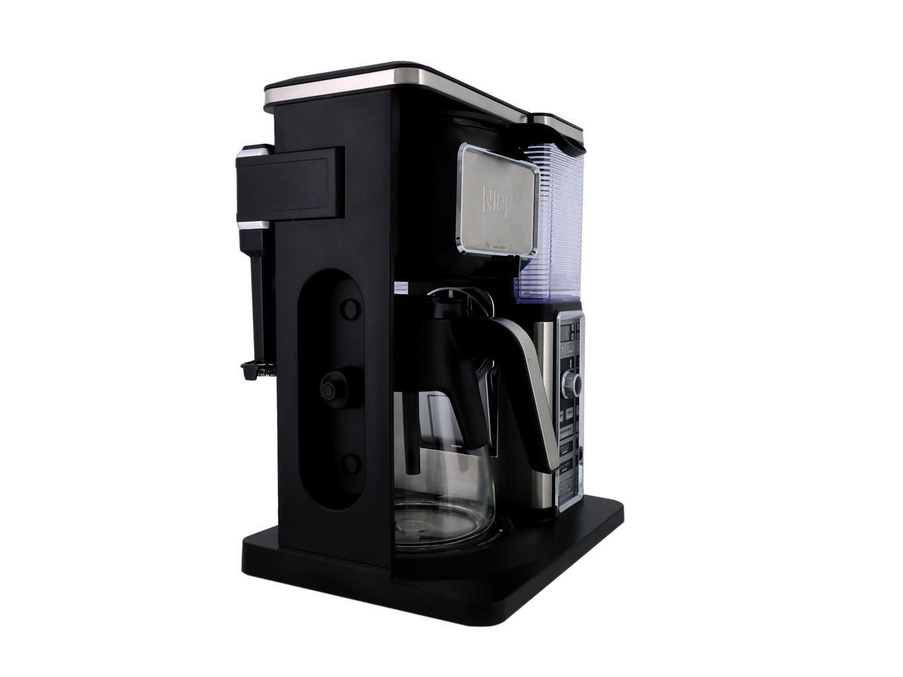 Refurbished Ninja CF090 Coffee Bar Glass Carafe System, Black/Silver