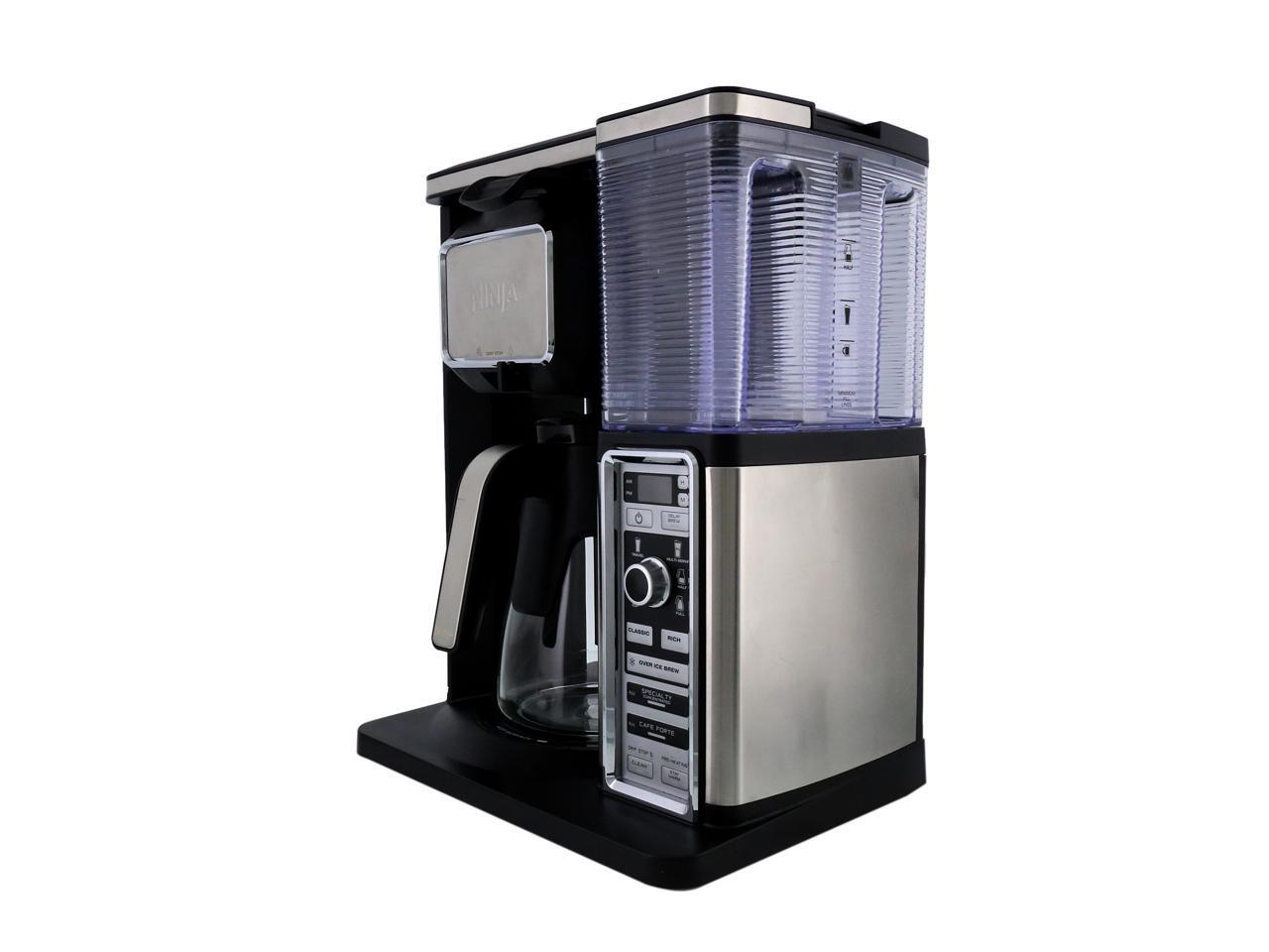 Refurbished Ninja CF090 Coffee Bar Glass Carafe System, Black/Silver