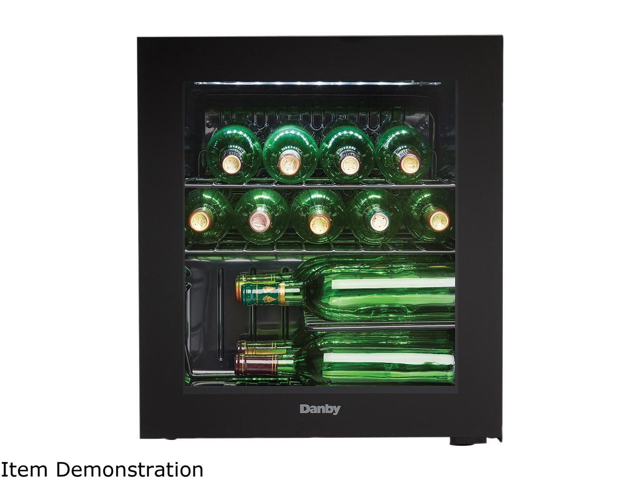 Danby 16 Bottle Wine Cooler, Black DWC018A1BDB