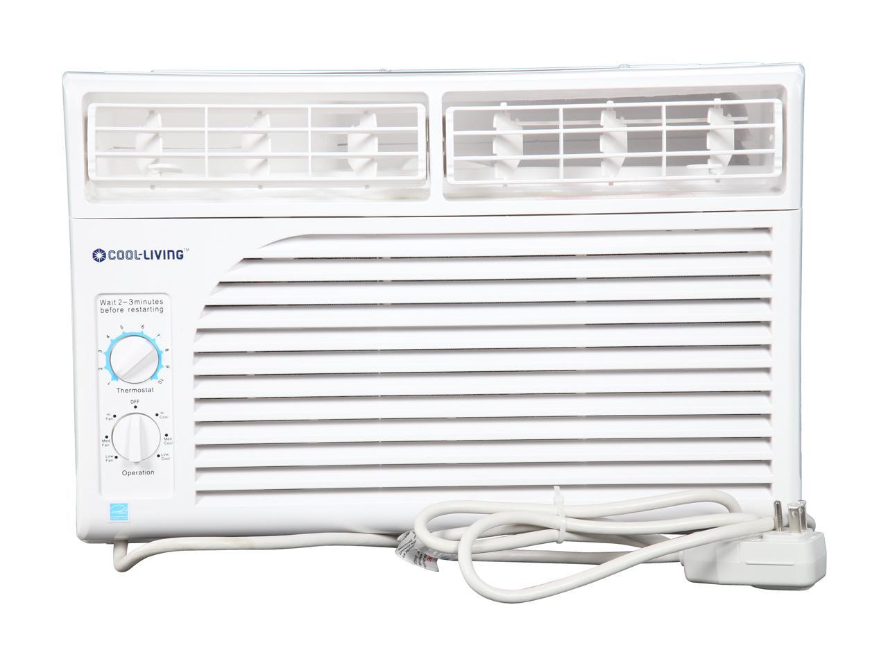 Cool Living 5000 BTU Manual Compact Window Air Conditioner CLW15C1A