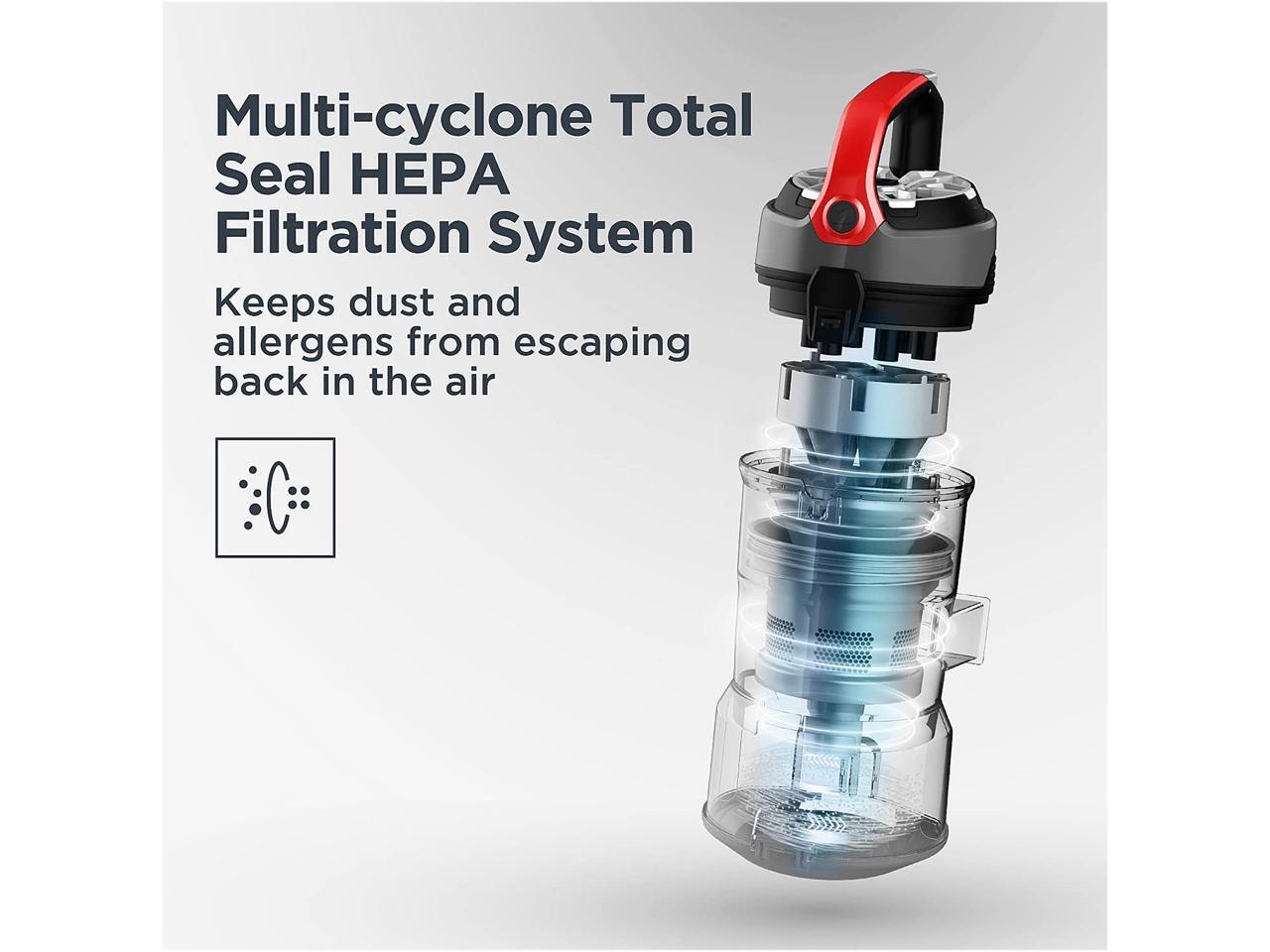 EUREKA NEU630 FloorRover AntiTangle Pet Upright Vacuum Gray