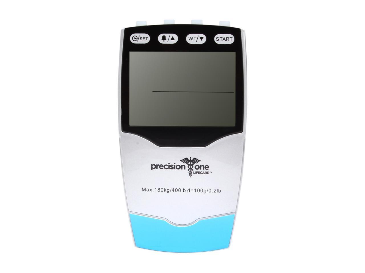 Precision One 7853 Removable Remote Glass LCD Digital Body Fat Scale