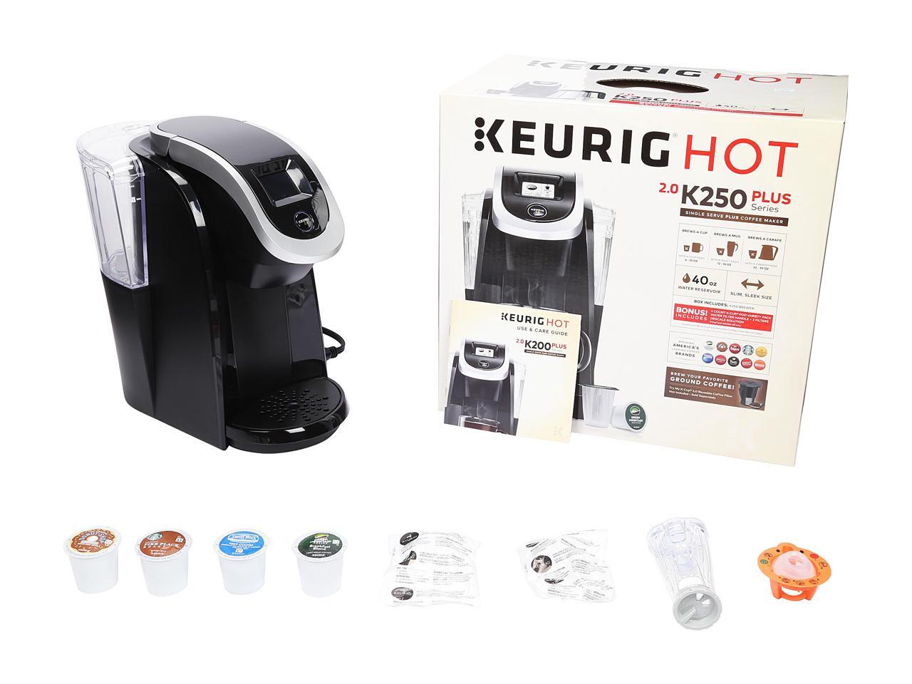 Keurig K250 2.0 Coffee Brewing System, Black - Newegg.com