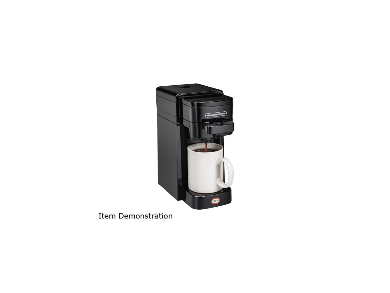 Proctor Silex 49961 Black Single Serve Coffeemaker