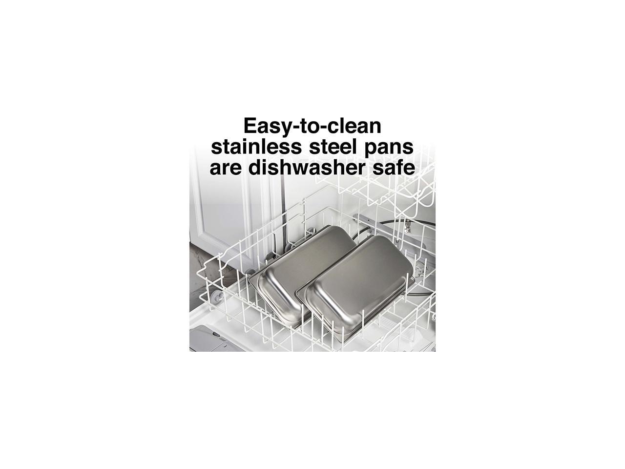 Proctor Silex 34320 Double Buffet Server / Warming Tray, 2 Removable