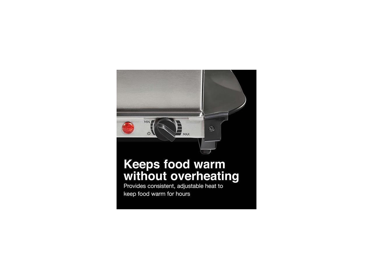 Proctor Silex 34320 Double Buffet Server / Warming Tray, 2 Removable