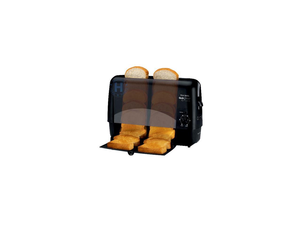 West Bend 78224 Black QuikServe Toaster
