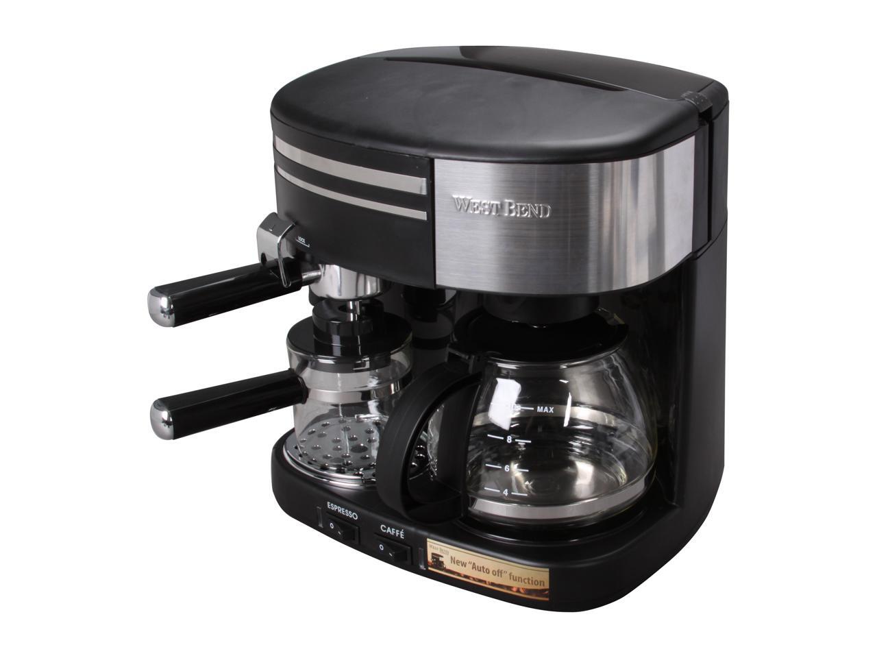 West Bend 55109 Black 3in1 Coffee Center