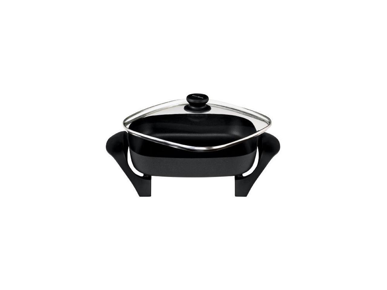 West Bend 72202 12" Electric Skillet with Glass cover