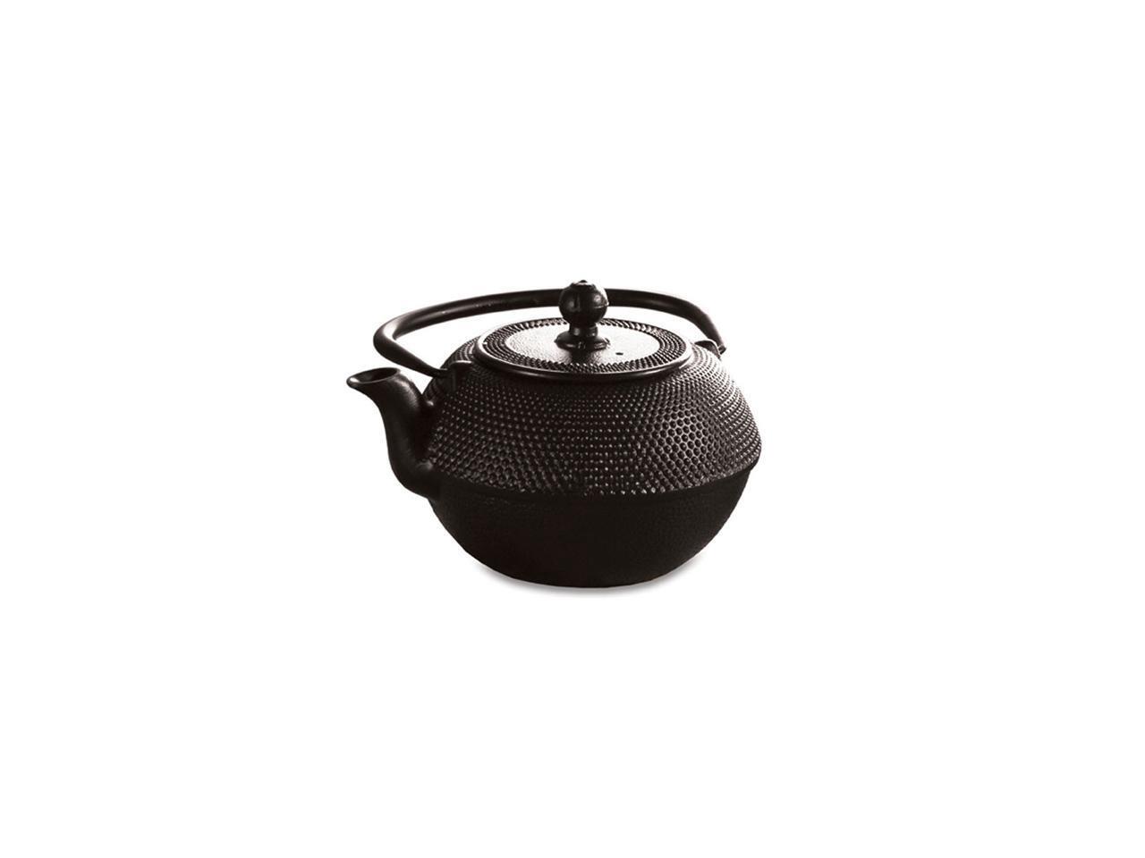 Primula PCI7440 Black Matte Cast Iron Teapot 40 oz.