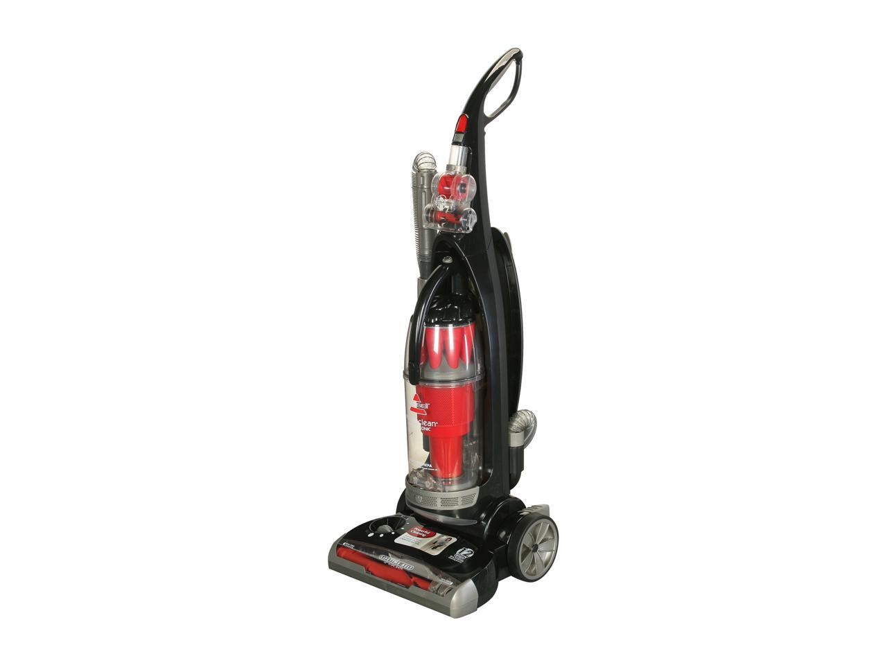 BISSELL 16N54 PowerClean Multi Cyclonic Bagless Upright Vacuum Red and