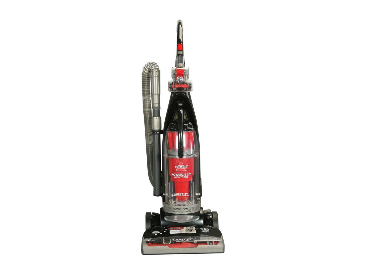 BISSELL 16N54 PowerClean Multi Cyclonic Bagless Upright Vacuum Red and