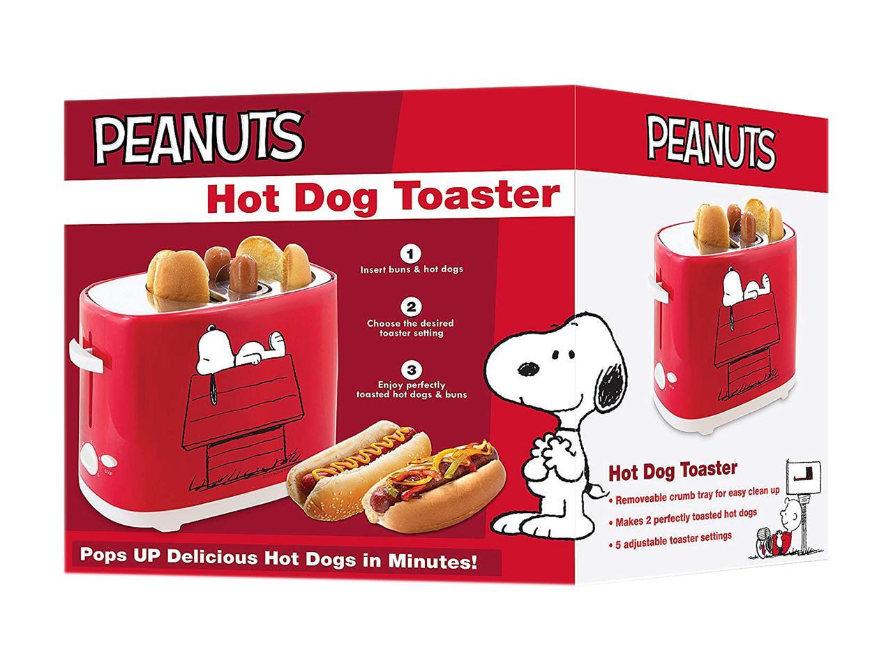 Smart HDT1S Snoopy Hot Dog Toaster, Red