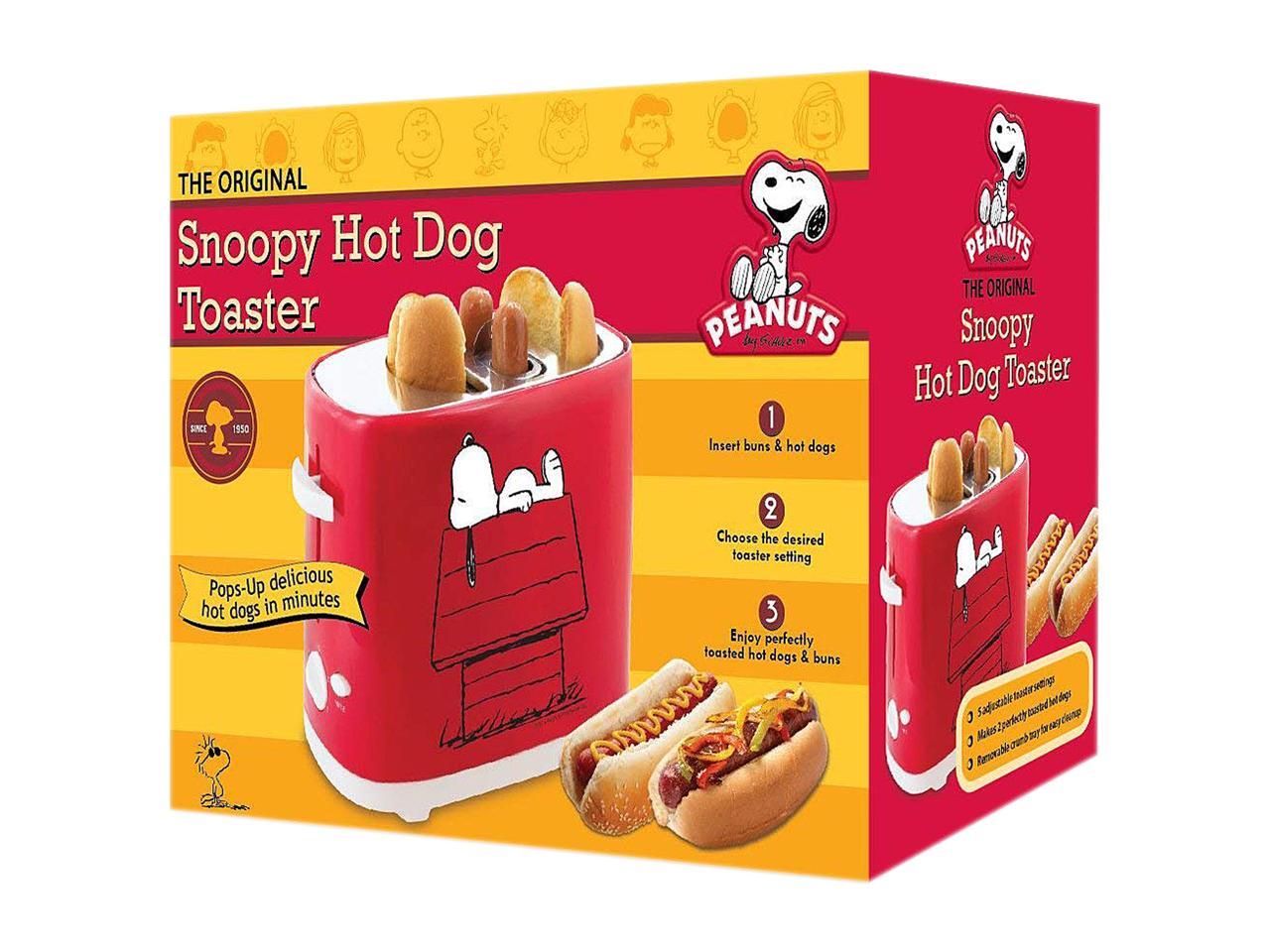 Smart HDT1S Snoopy Hot Dog Toaster, Red