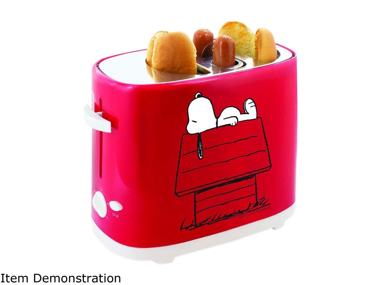Smart HDT1S Snoopy Hot Dog Toaster, Red