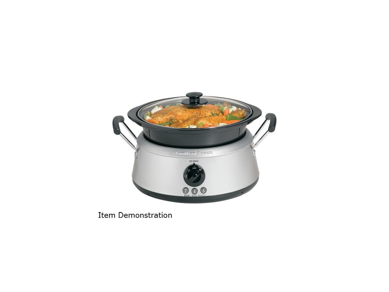 Hamilton Beach 33135 Stainless Steel 3 In One Slow Cooker 3970