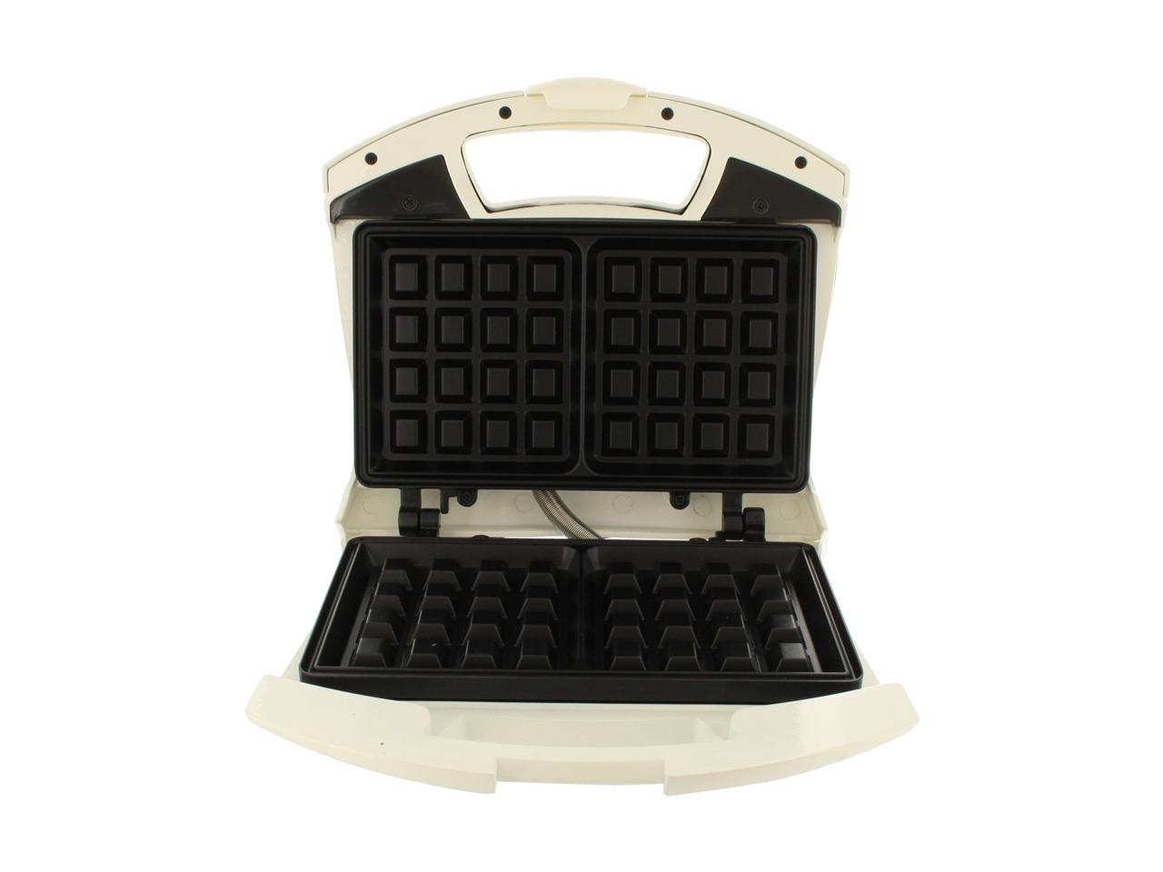 Hamilton Beach 26000 White Proctor Silex Morning Baker Belgian Waffle