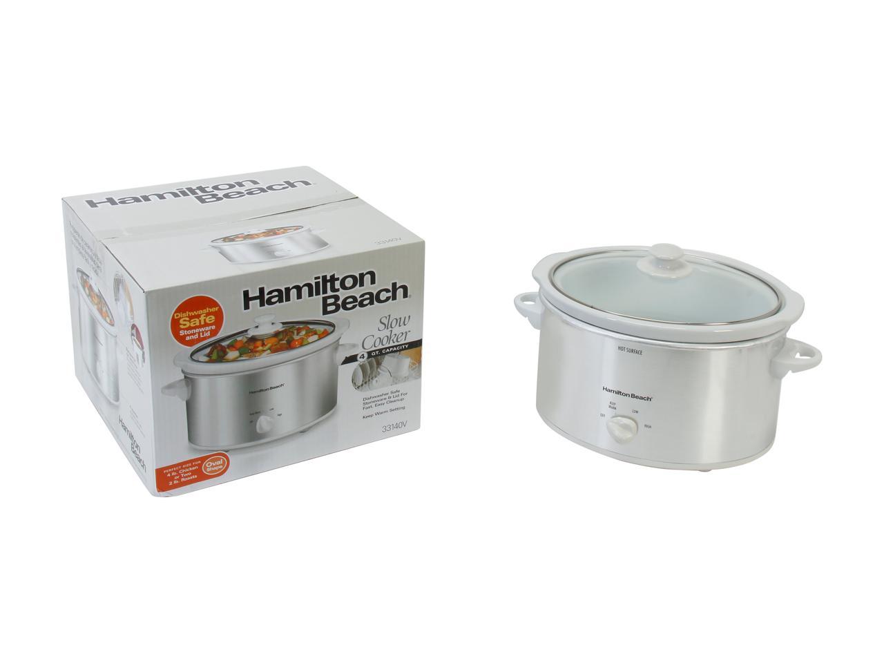 Hamilton Beach 33140V Stainless Steel Slow Cooker Newegg.ca