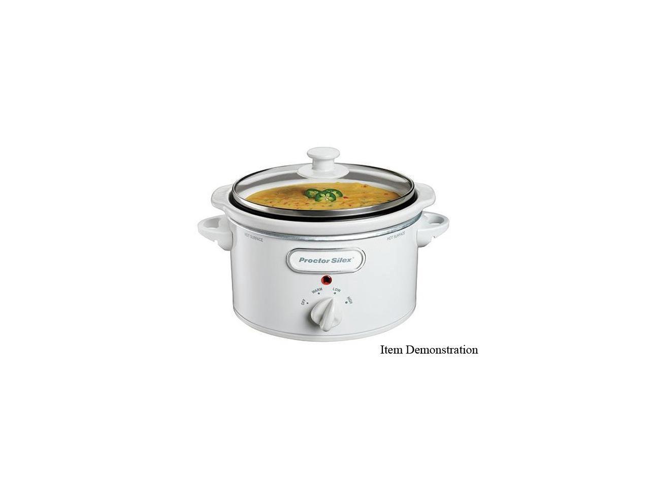 Proctor Silex 33116 White Slow Cooker Newegg.ca