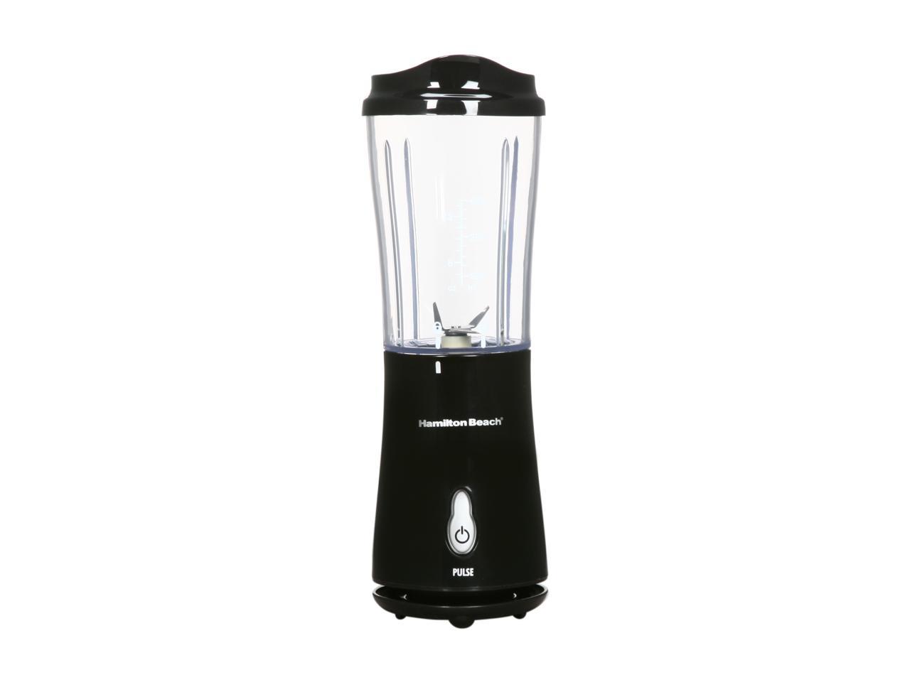 Hamilton Beach 51101B Black Single-Serve Blender With Travel Lid ...