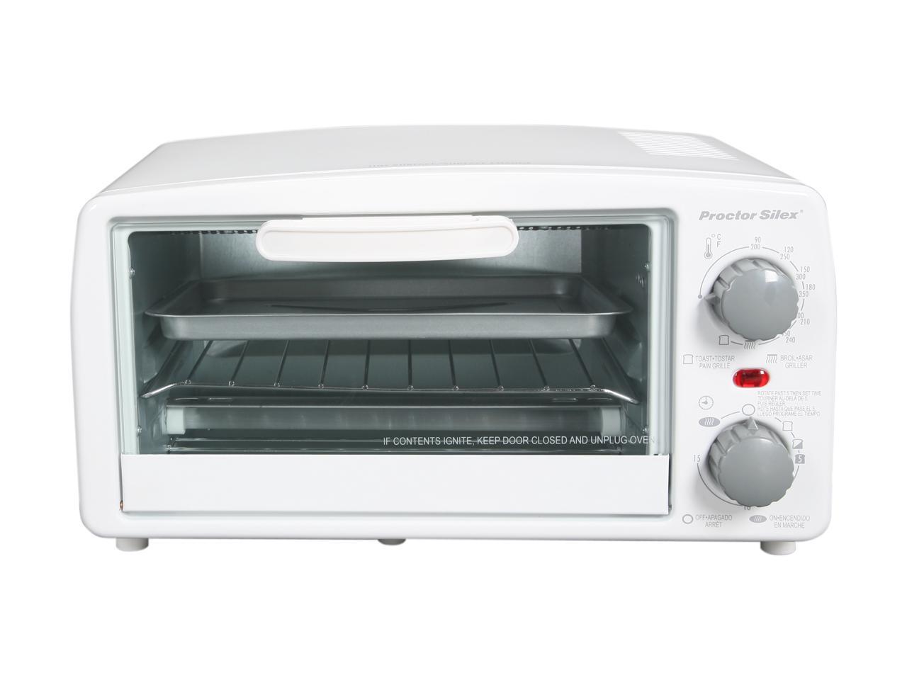 Proctor Silex 31116PS White Toaster Oven Broiler