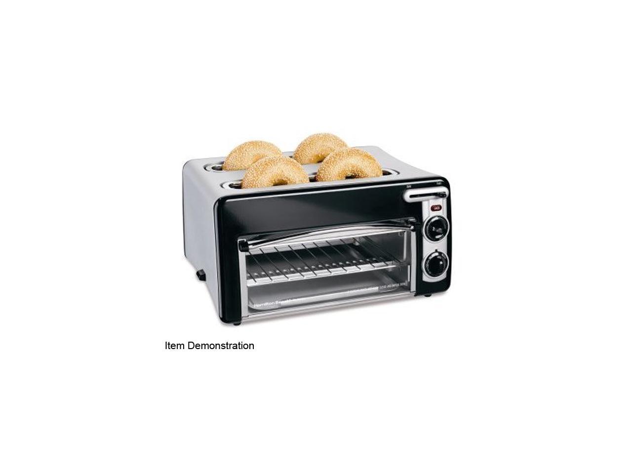 Hamilton Beach 24708 Silver Toastation 4 Slice Toaster & Oven