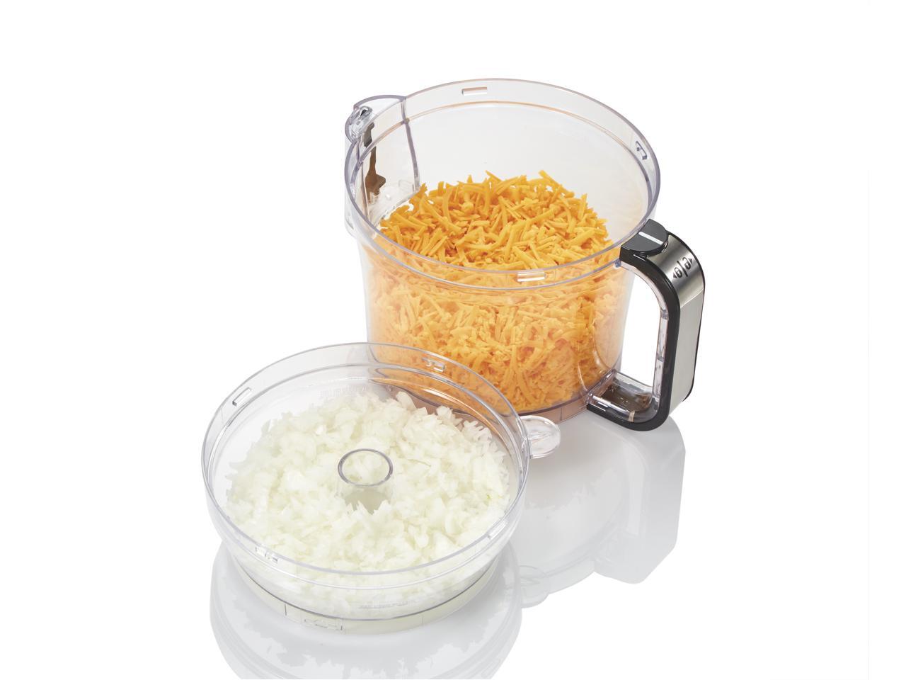 Hamilton Beach 70580 Big Mouth Duo Plus 12 & 4 Cups Food Processor