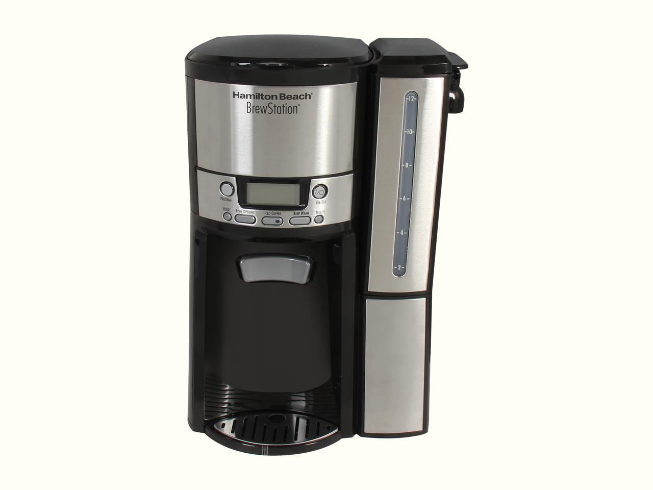 Hamilton Beach 12-Cup BrewStation Dispensing Drip Coffeemaker 47950 ...