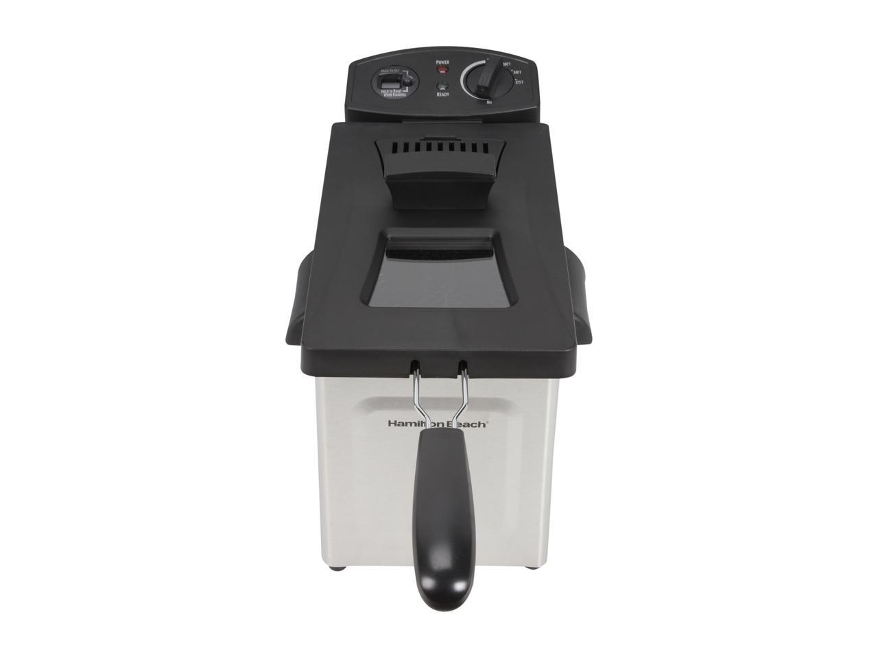 Hamilton Beach 35033 12 Cup Oil Capacity Deep Fryer