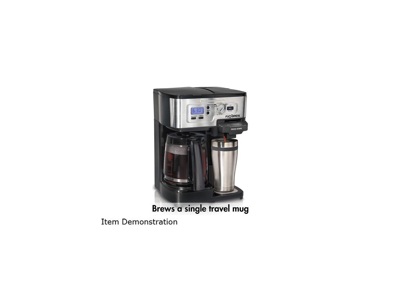 Hamilton Beach 2 Way Flexbrew 1 12 Cup K Cup Ready Coffee Maker Brewer 49983 8314