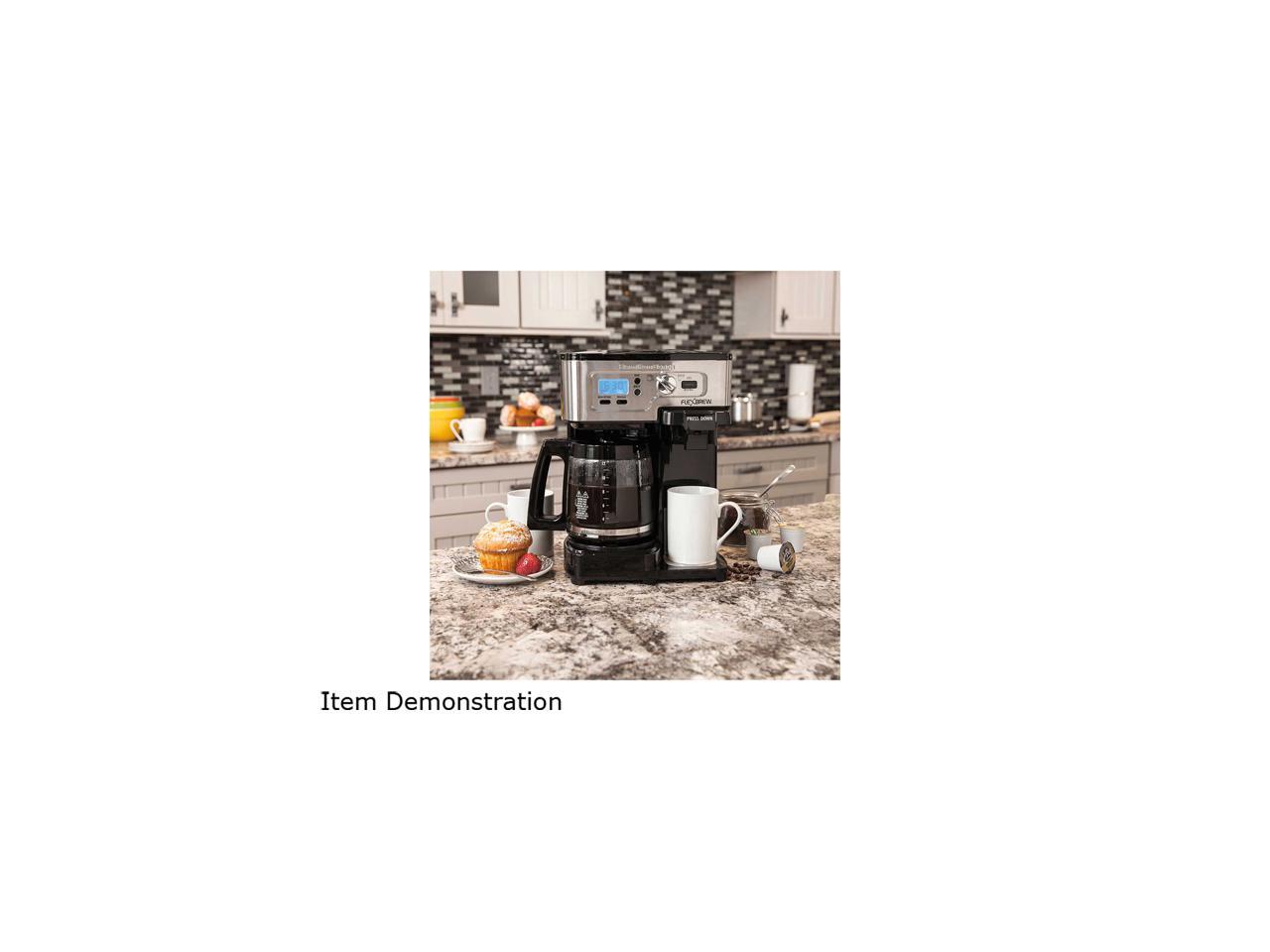 Hamilton Beach 2Way FlexBrew 112 Cup KCup Ready Coffee Maker Brewer