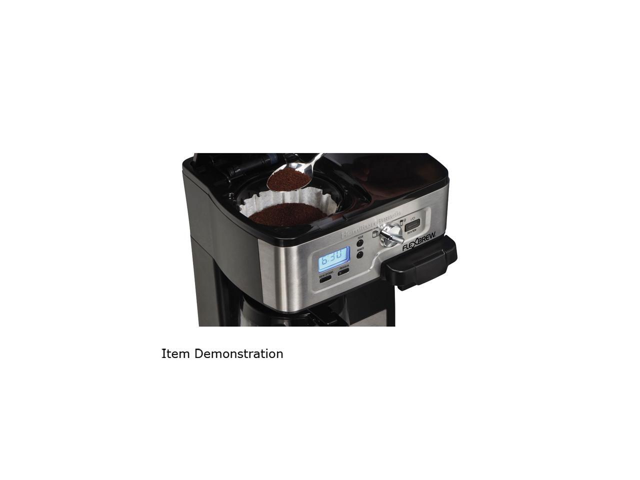 Hamilton Beach 2Way FlexBrew 112 Cup KCup Ready Coffee Maker Brewer