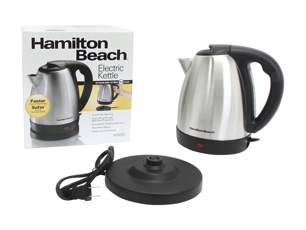 Hamilton Beach 40882E Stainless Steel/Black Stainless Steel 7.2Cup