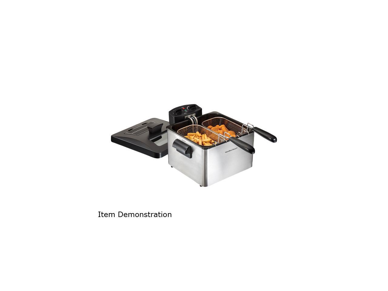 Hamilton Beach 35036 19 Cup Oil Capacity ProfessionalStyle Deep Fryer