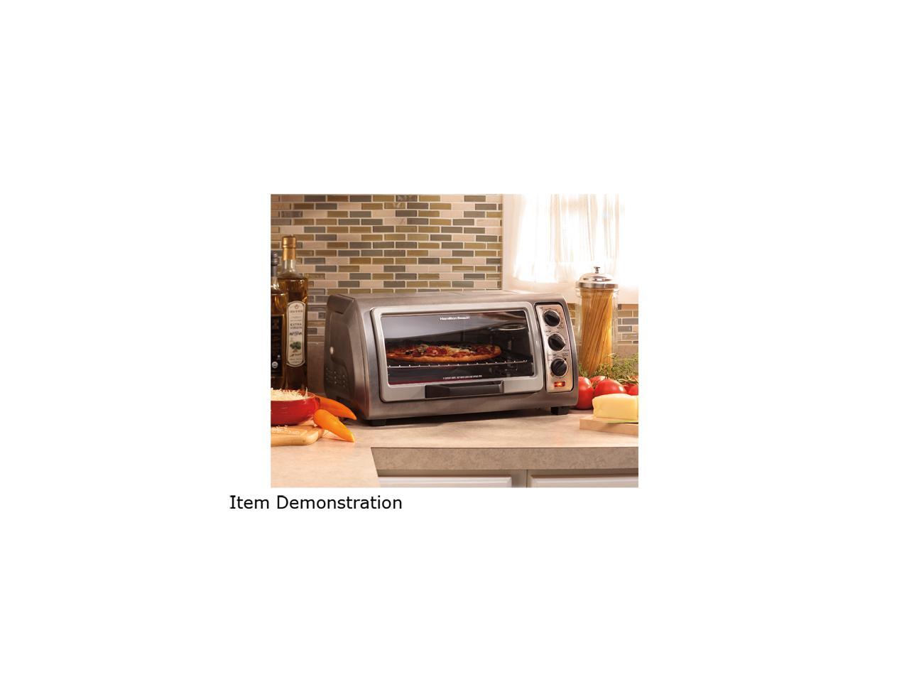 Hamilton Beach 31126 EasyReach 6 Slice Toaster Oven Broiler with Convection