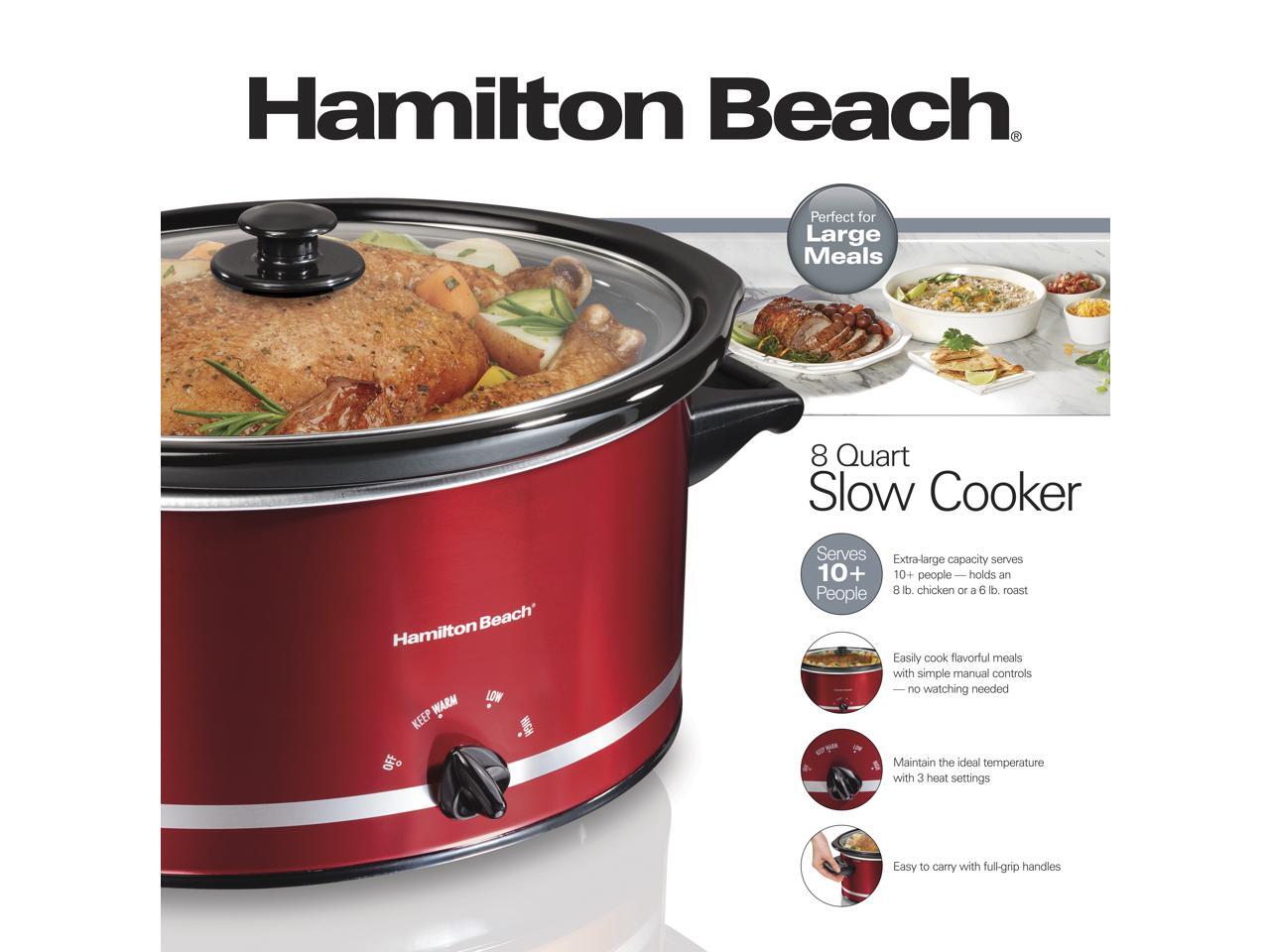 Hamilton Beach 8 Quart Slow Cooker, 33184