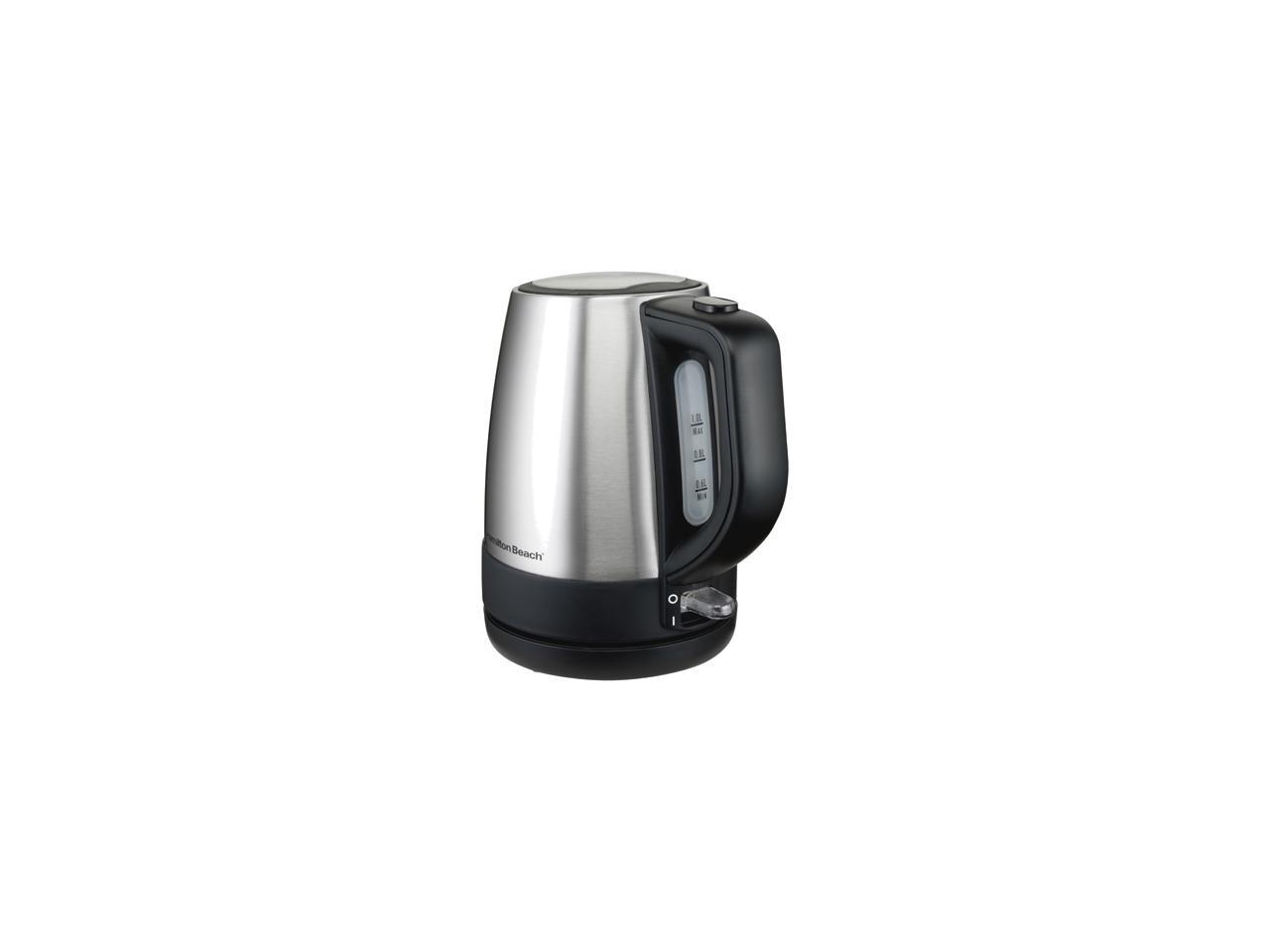 Hamilton Beach 40998 1 Liter Stainless Steel Electric Kettle - Newegg.com