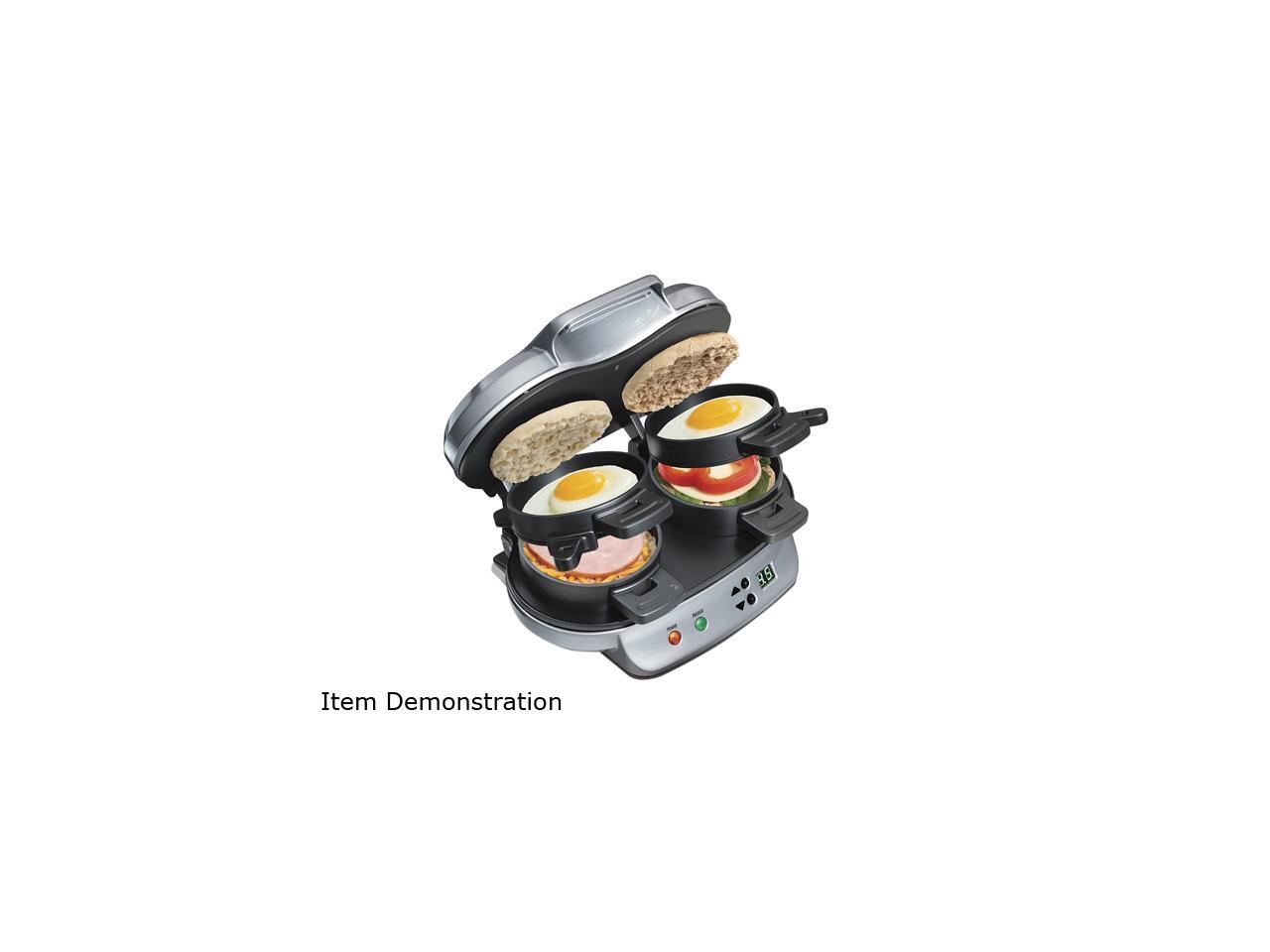 Refurbished Hamilton Beach 25490 Dual Breakfast Sandwich Maker