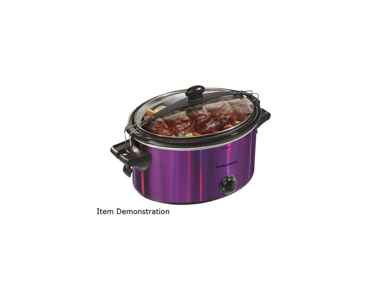 purple hamilton beach slow cooker