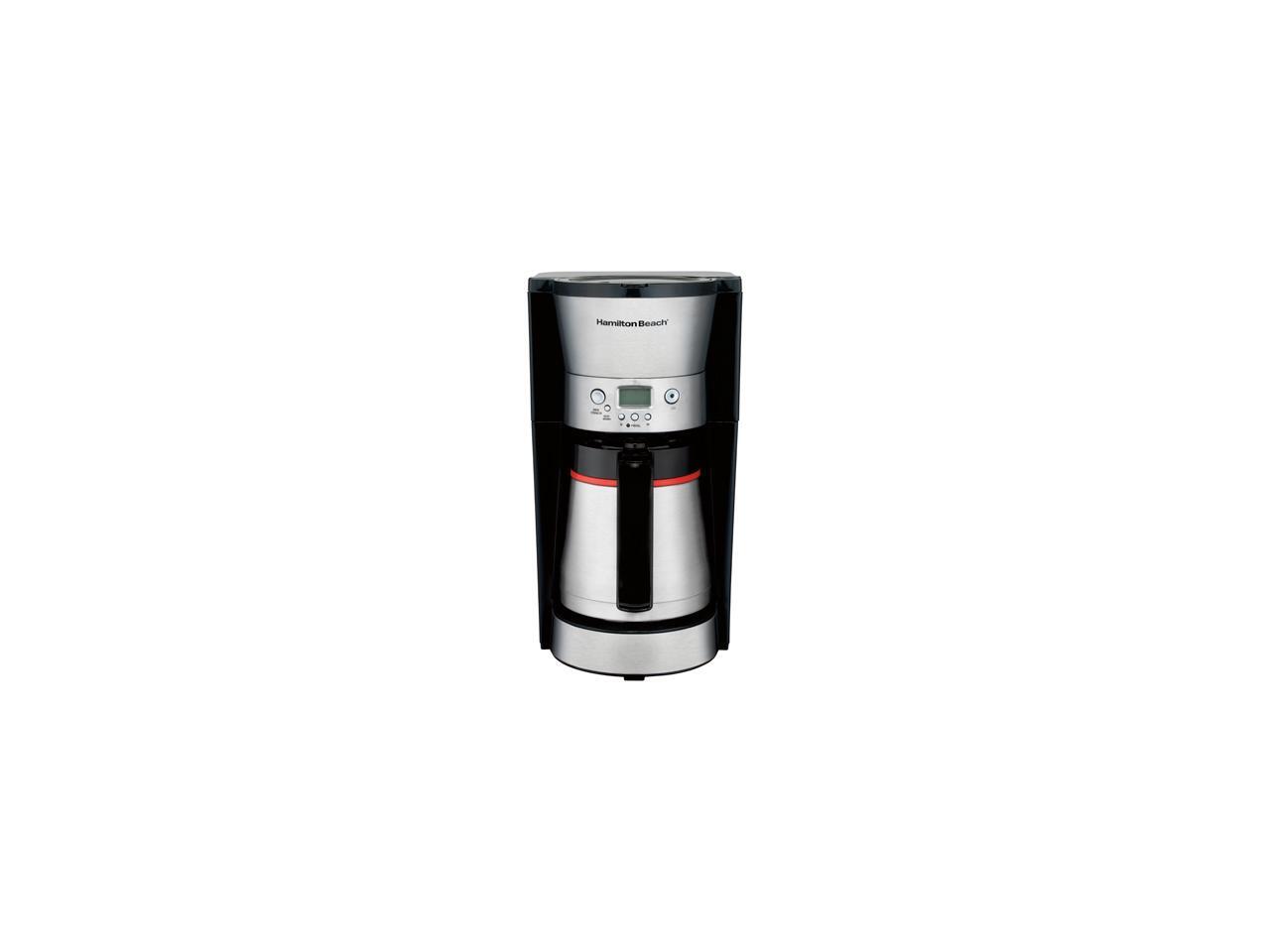 Hamilton Beach 46896 Black Programmable 10 Cups Thermal Carafe