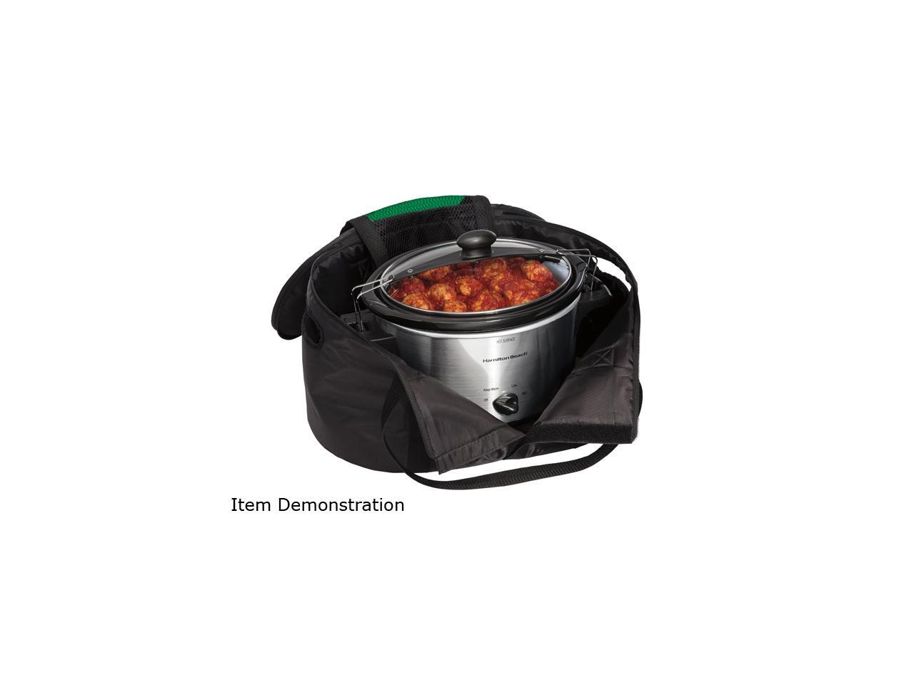 Hamilton Beach 33002 Black Slow Cooker Insulated Carrying Case