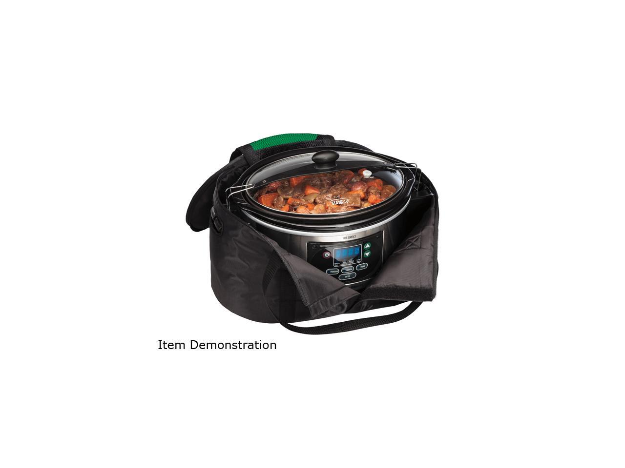 Hamilton Beach 33002 Black Slow Cooker Insulated Carrying Case