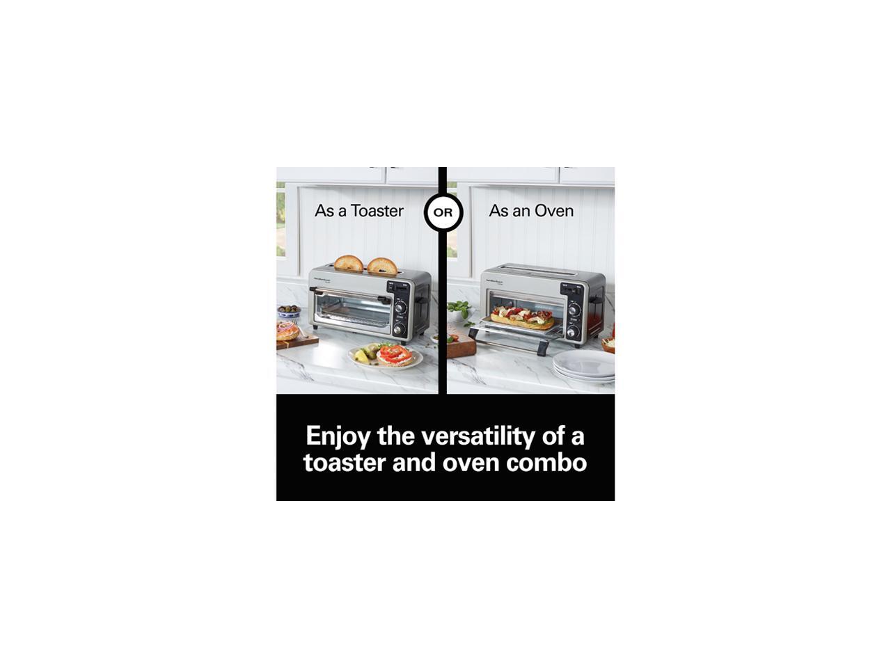 Hamilton Beach 22723 Black Toastation 2 Slice Toaster and Countertop