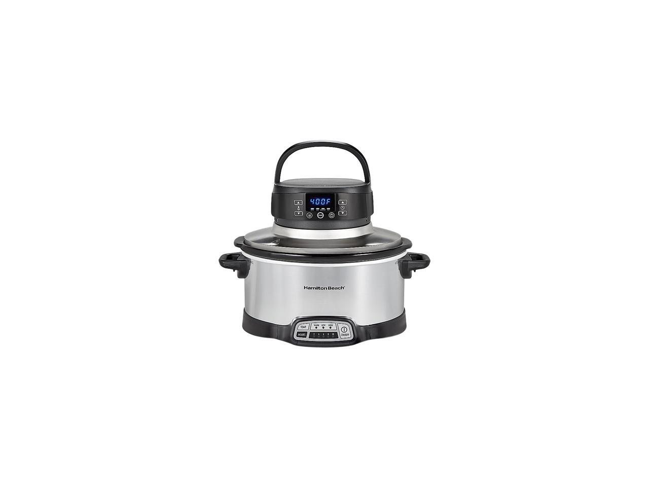 Hamilton Beach 33061 2 in 1 Air Fry 6 Quart Slow Cooker