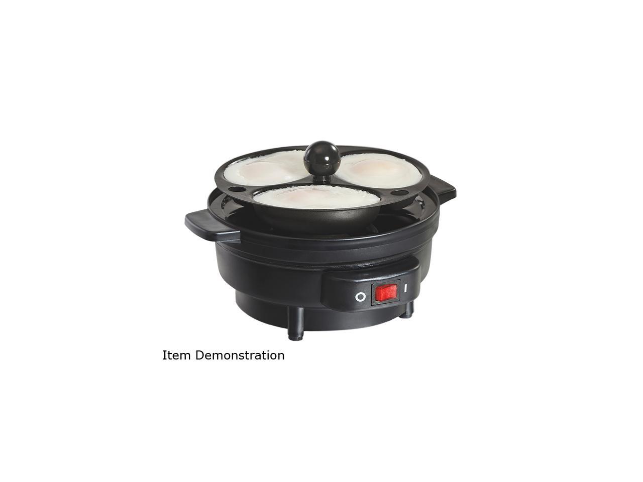 Hamilton Beach 25503 Black/Stainless Steel Egg Cooker with BuiltIn