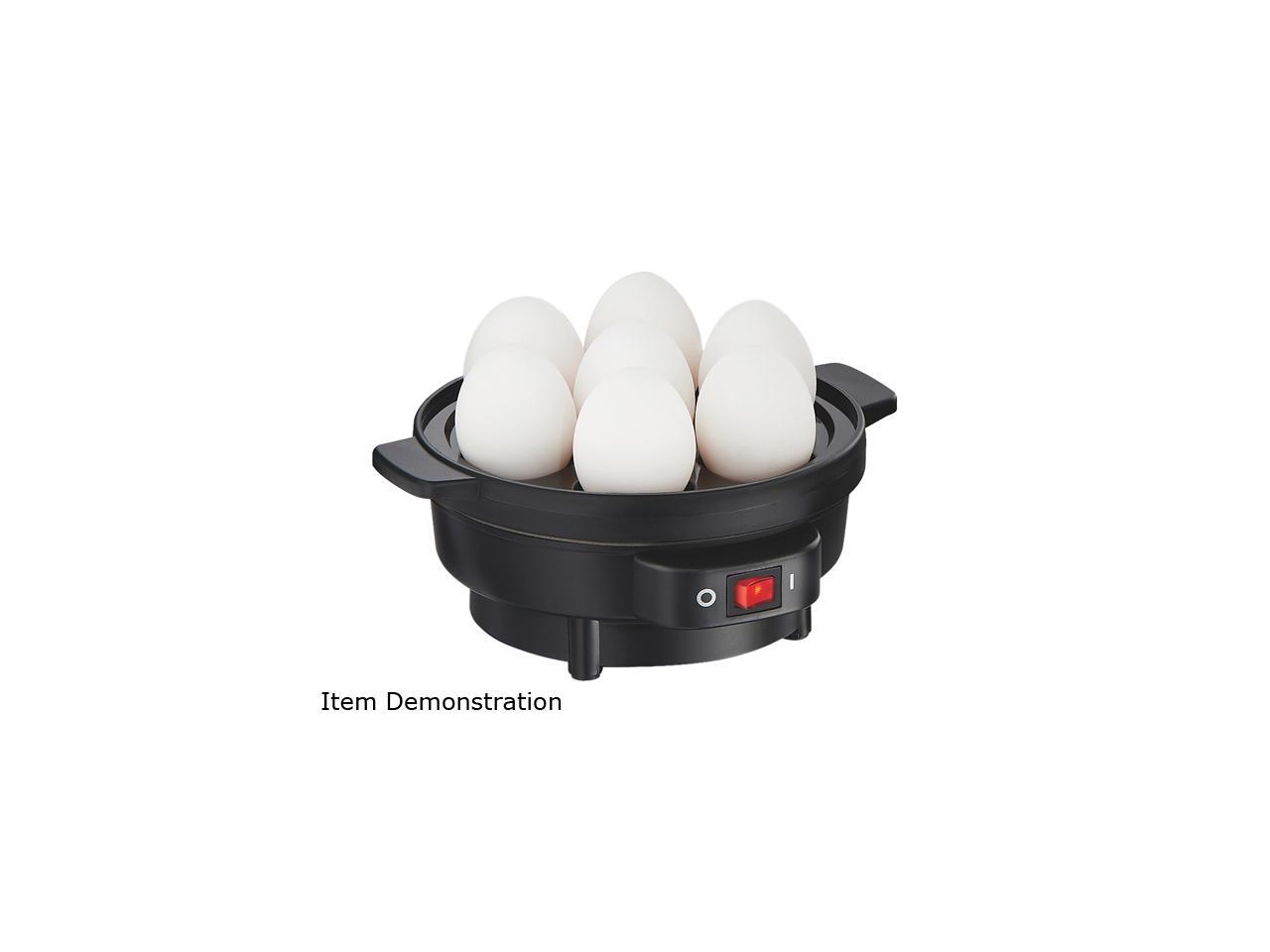 Hamilton Beach 25503 Black/Stainless Steel Egg Cooker with BuiltIn